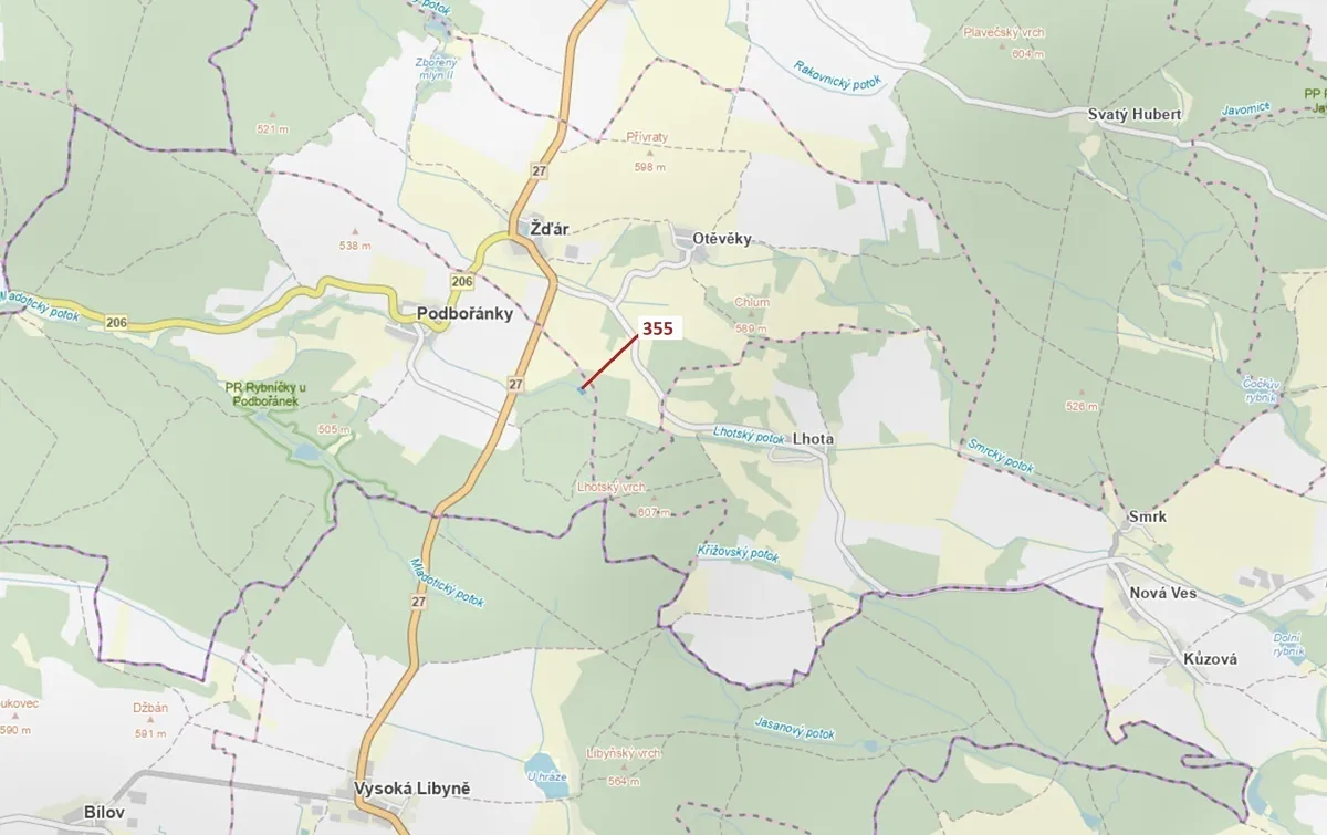 Dražba lesa 1924 m²
